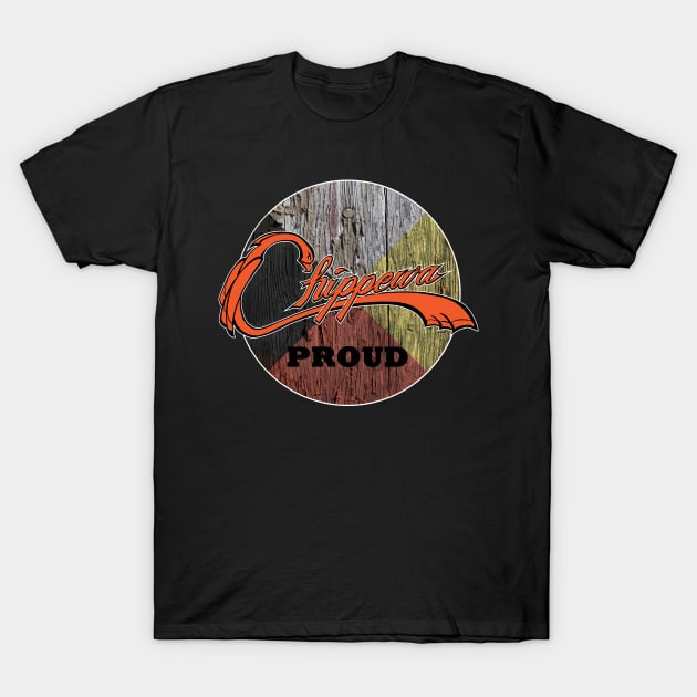 Chippewa Proud Medicine Wheel T-Shirt by O_Canada 